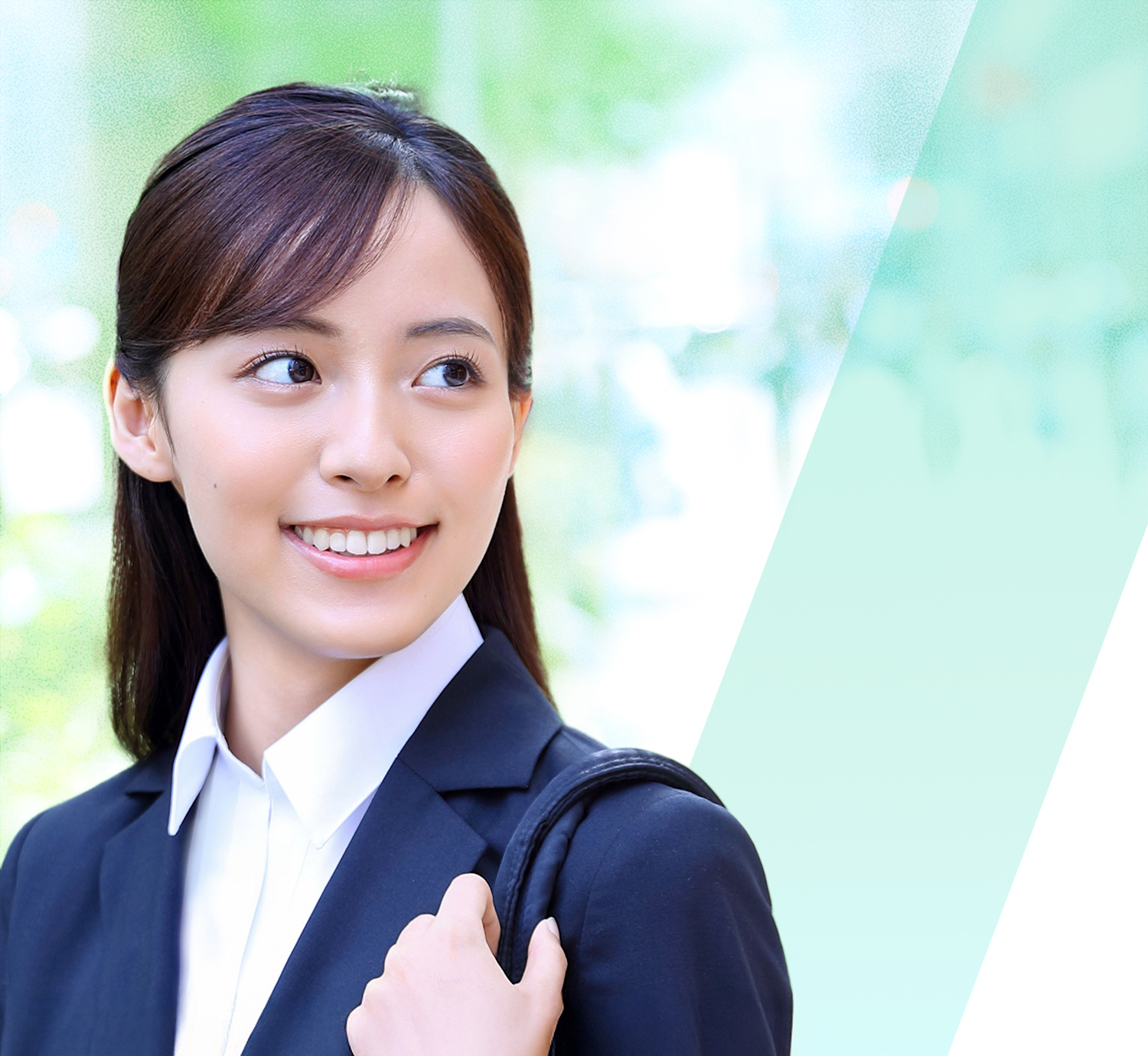 内定を勝ち取る就活写真