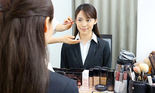 メイクの様子