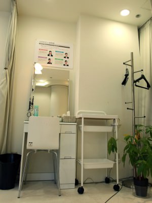 心斎橋店のドレッシングルーム