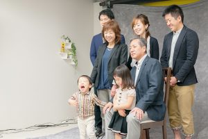 家族で撮影
