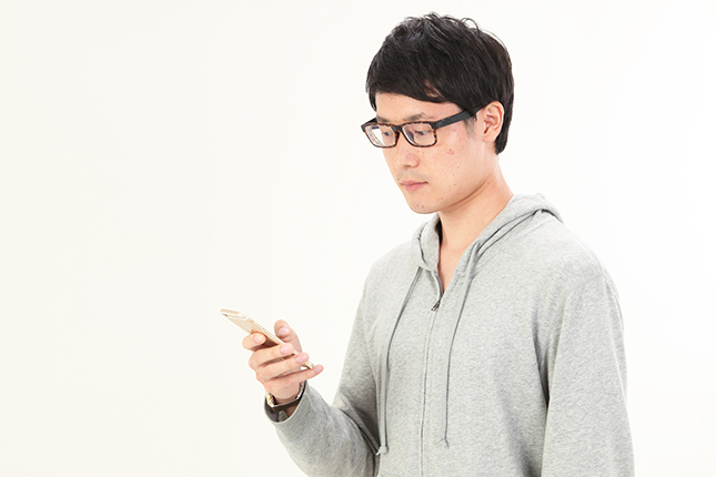 電話待ち就活生