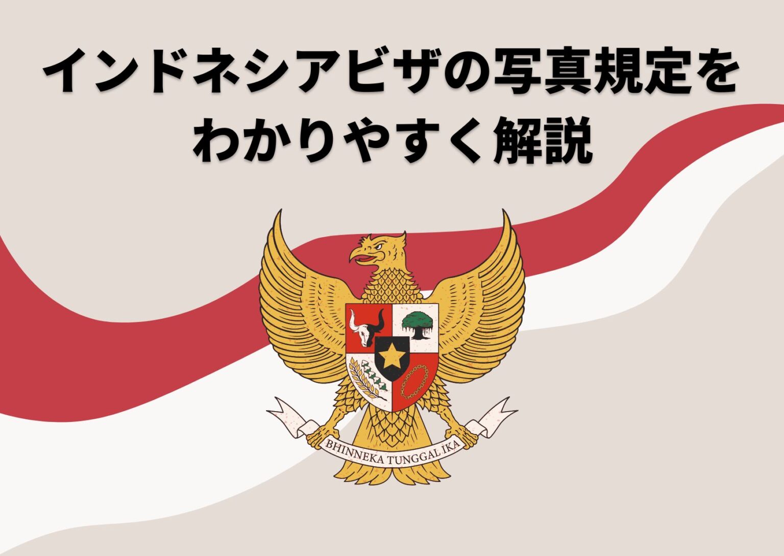 インドネシアビザの写真規定をわかりやすく解説