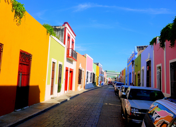 メキシコ町並み