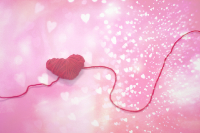 ピンクのハート