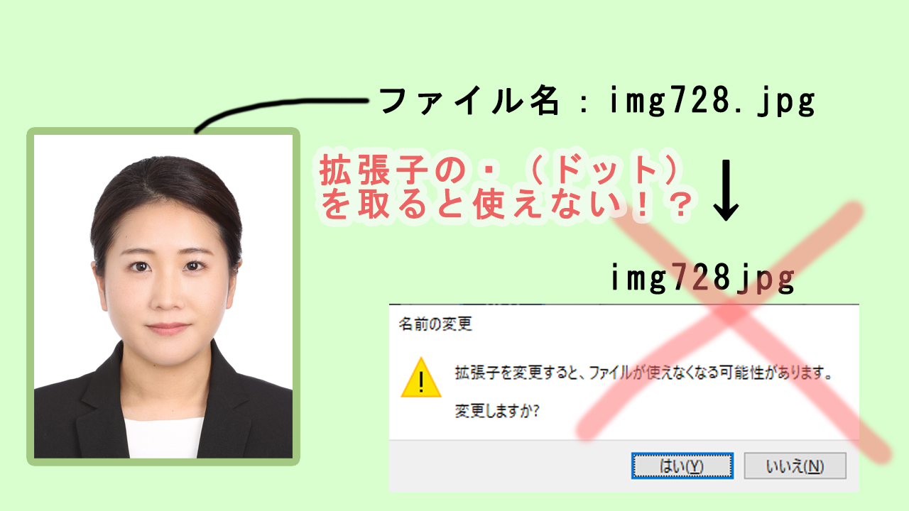 就活証明写真ファイル名