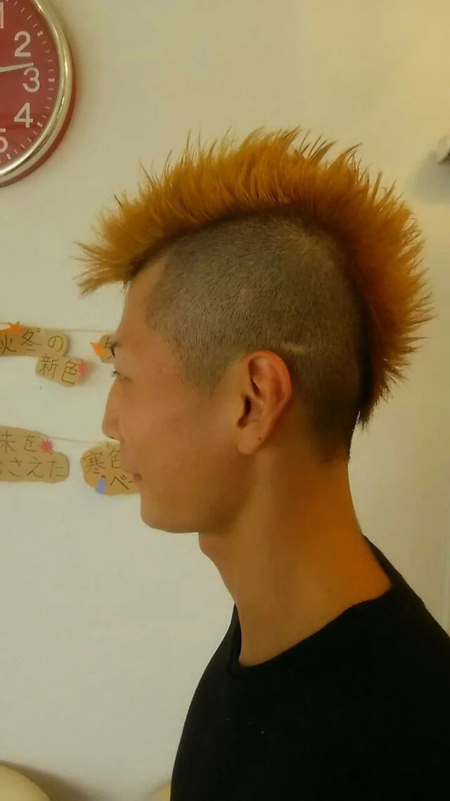 引用画像　金髪モヒカン