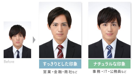 男性ヘアメイク