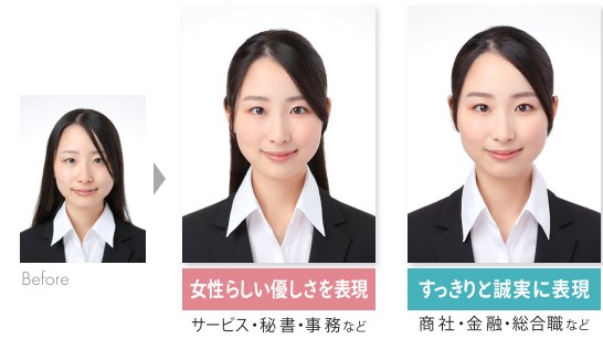 女性ヘアメイク