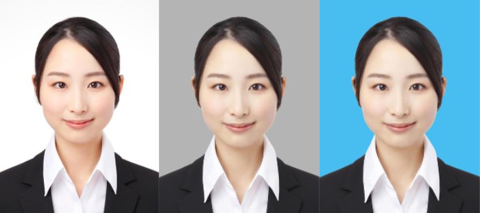 背景色白グレー青