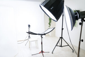 スタジオ728の撮影ブース