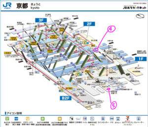 京都駅構内図1