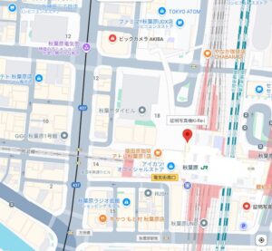 秋葉原証明写真機6_地図