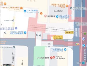 秋葉原_証明写真機2_地図