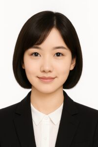 ボブヘアの証明写真