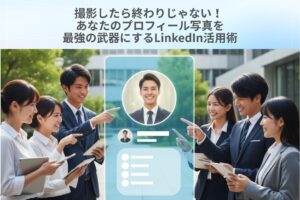 撮影したら終わりじゃない！ あなたのプロフィール写真を 最強の武器にするLinkedIn活用術