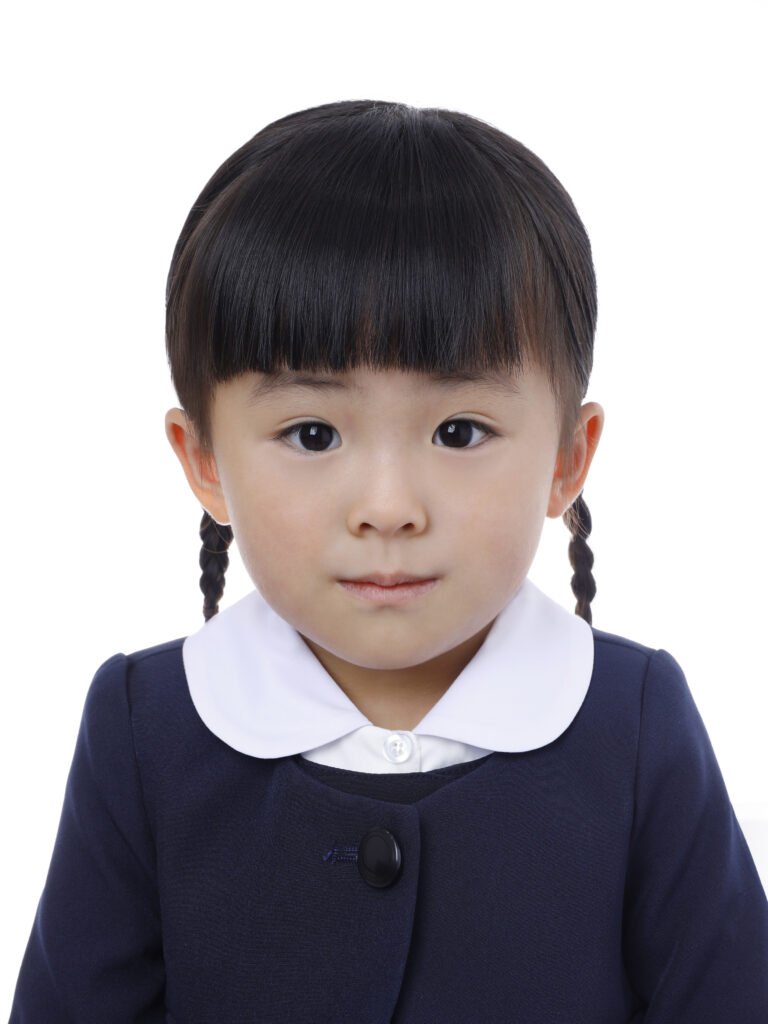 お受験証明写真